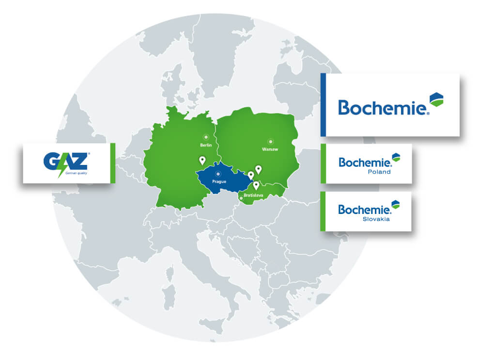 Übernahme durch Bochemie a.s., einem tschechischen Konzern, der als Hersteller von Aktivmassen für Batterien weltweites Renommee genießt