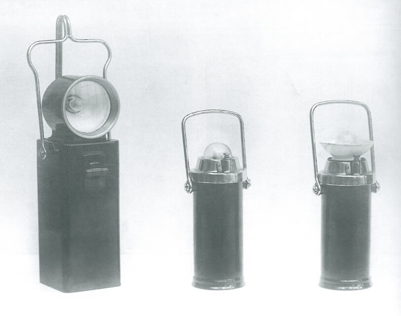 Die ersten Grubenlampen mit Ni-Cd Akkus werden produziert