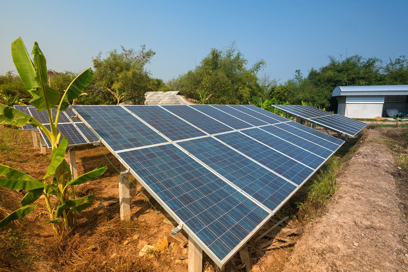 PV installation in rural area