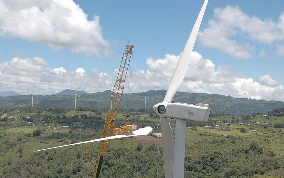 Installing a wind turbine