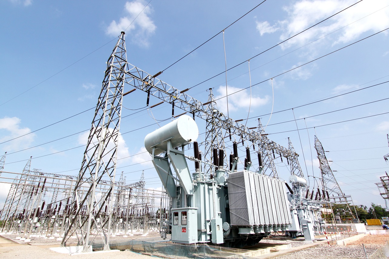 Transformer of a grid substation